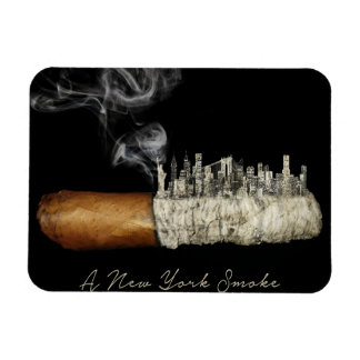 Imán Cigar Art, Poster de Nueva York, Cigar Print, Nyc