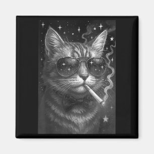 Imán Cigarette Kitten Funny Smony Cat Meme Estúpido Bra