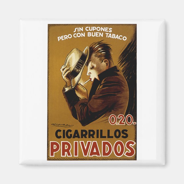 Imán Cigarillos Privados (Frente)