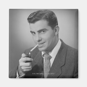 Imán Cigarrillo de la iluminación del hombre