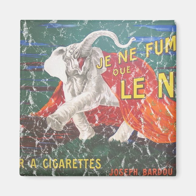 Imán Cigarros elefantes-1900 - angustiados (Frente)