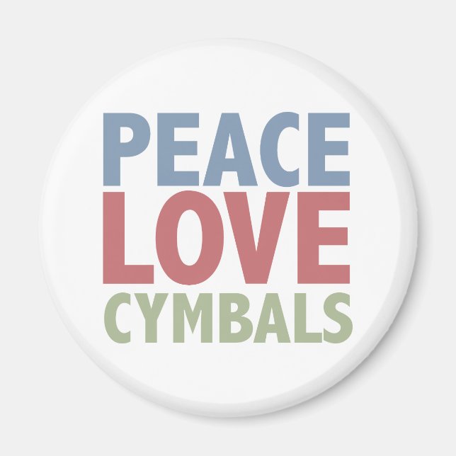 Imán Cimbros de amor por la paz (Frente)