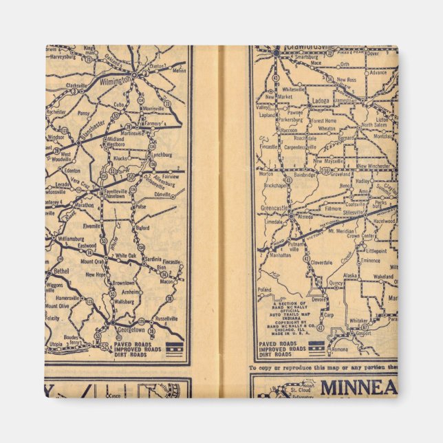 Imán Cincinnati, Detroit, Indianápolis (Frente)