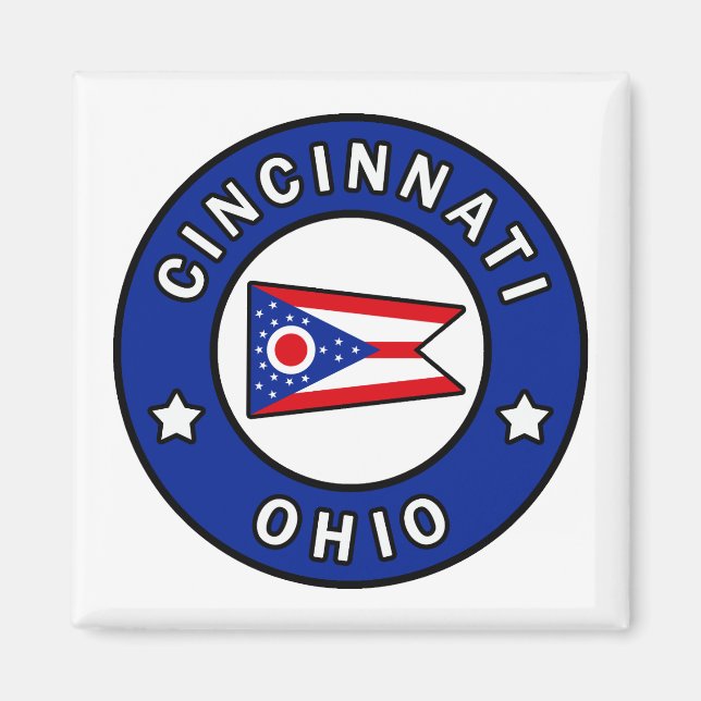 Imán Cincinnati Ohio (Frente)
