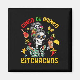 Imán Cinco De Drinko Achos Cinco De Mayo Beber