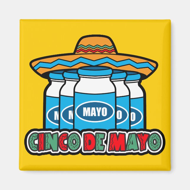 Imán Cinco de mayo (Frente)