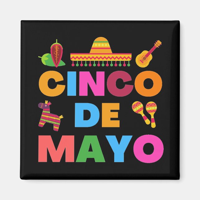 Imán Cinco de mayo (Frente)