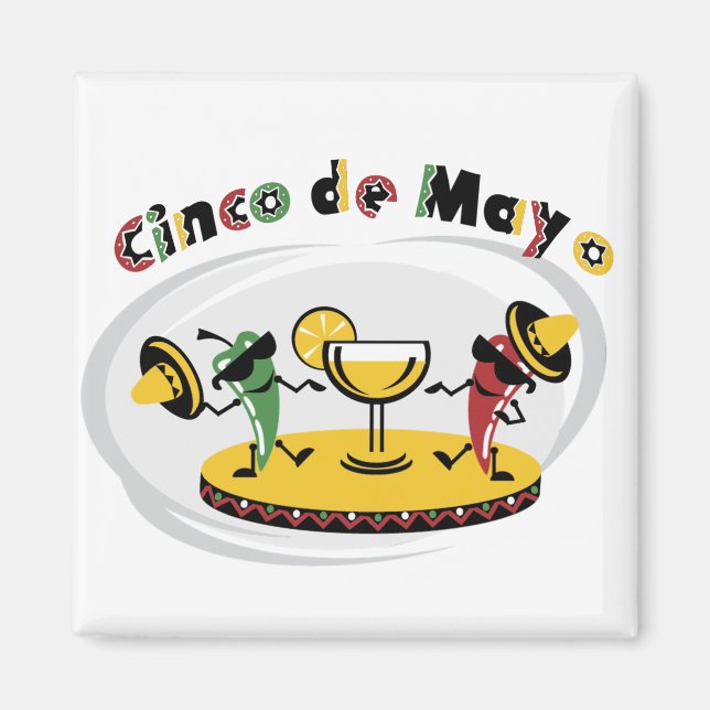 Imán Cinco de Mayo (Frente)