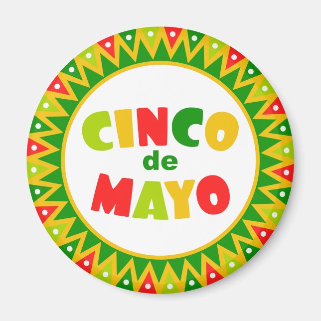 Imán Cinco de Mayo (Frente)