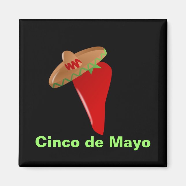 Imán Cinco de Mayo (Frente)