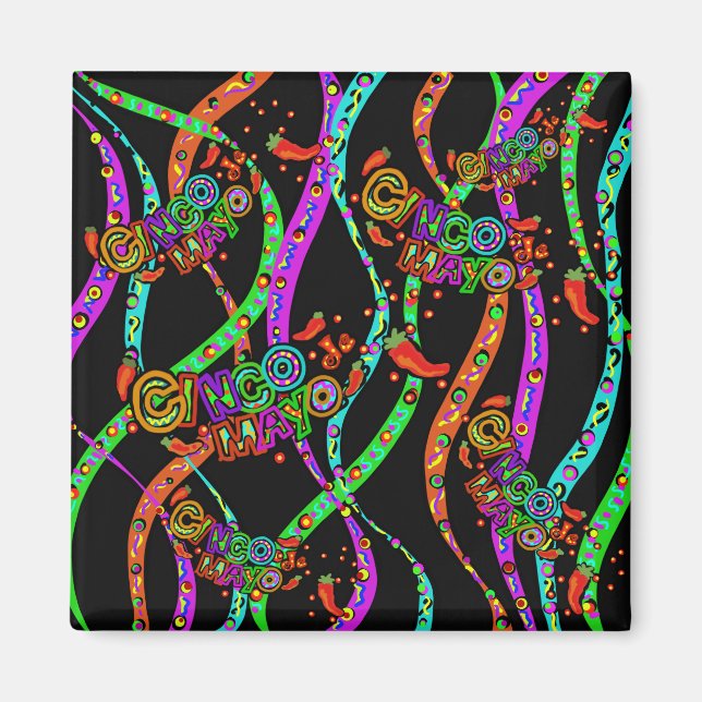 Imán Cinco de Mayo (Frente)