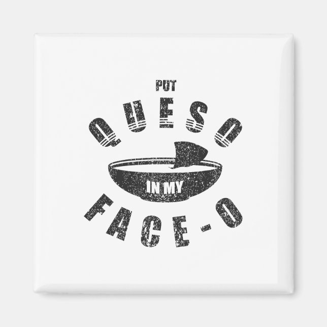 Imán Cinco De Mayo, Comida Mexicana Divertida, Puso Que (Frente)