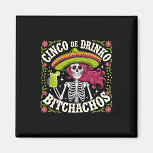 Imán Cinco De Mayo Divertido Fiesta Mexicano Cinco De D