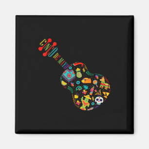 Imán Cinco De Mayo Fiesta de Guitarra Mexicana Cinco De