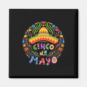 Imán Cinco De Mayo Fiesta Squad Familiares Hombres Muje