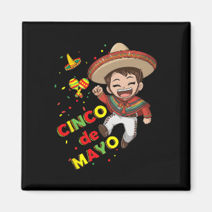Imán Cinco De Mayo Para Niños El Diseño Mexicano Fabulo