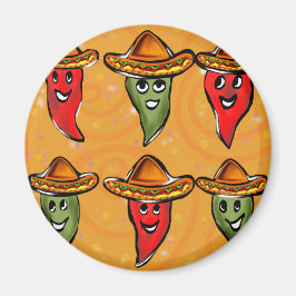 Imán Cinco de Mayo Peppers
