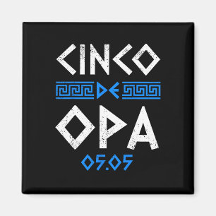 Imán Cinco De Opa Divertido Cinco De Mayo Ortodoxo Grie