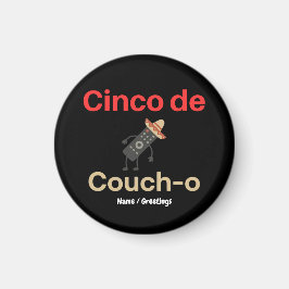 Imán Cinco de Sombrero Control Remoto Couch-o Divertido