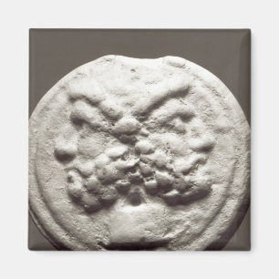 Imán Cinco monedas que representan a Janus, Júpiter
