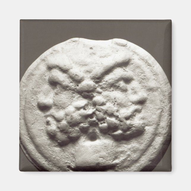 Imán Cinco monedas que representan a Janus, Júpiter (Frente)