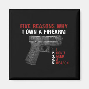 Imán Cinco razones por las que poseo un arma de fuego q