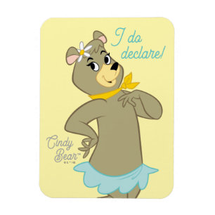 Imán Cindy Bear Playful Pose