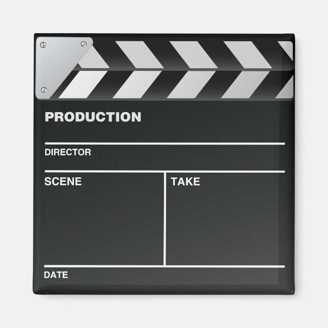 Imán Cine Clap Board Fridge Magnet (Frente)