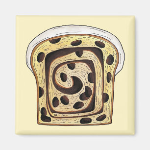 Imán Cinnama Raisin Pan de pan Pan de pan de pan de pan