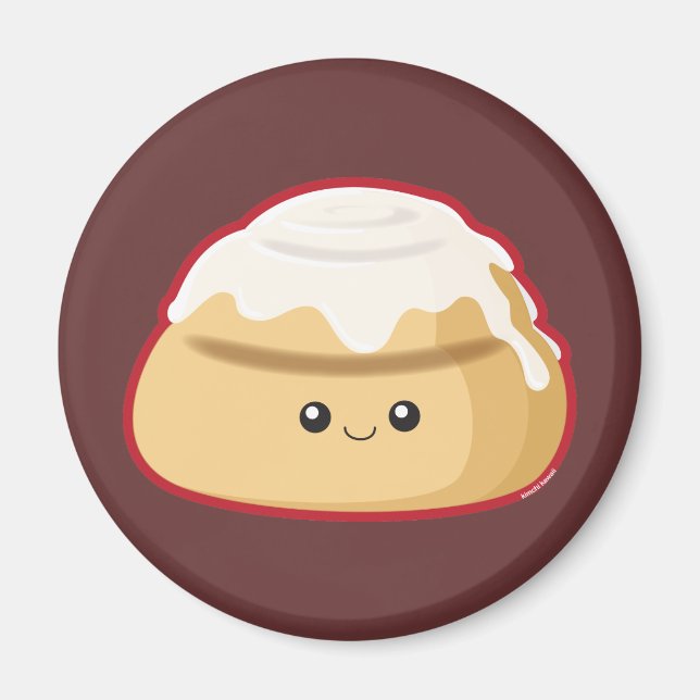 Imán Cinnamon Roll (Frente)