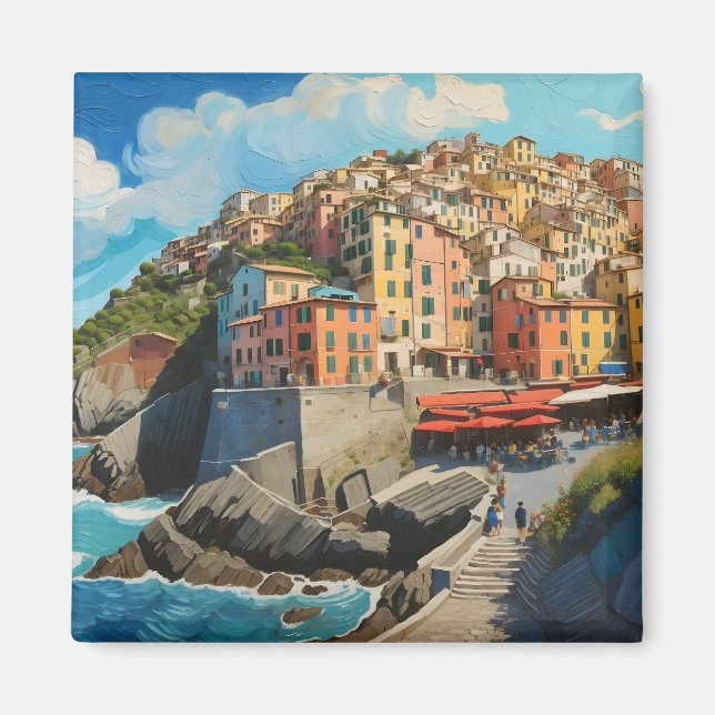 Imán Cinque Terre Art (Frente)