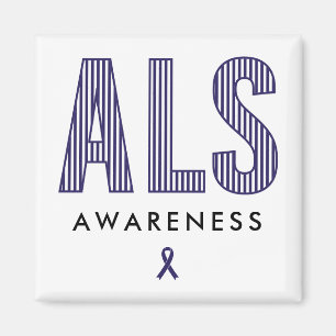 Imán Cinta azul para la toma de conciencia de ALS