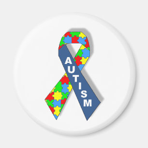 Imán Cinta colorida de la conciencia del autismo