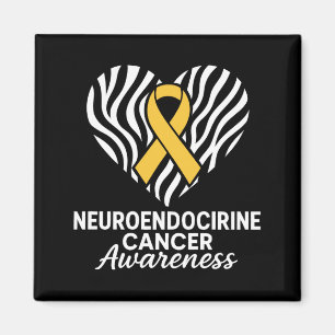 Imán Cinta de cebra de conciencia del cáncer neuroendoc