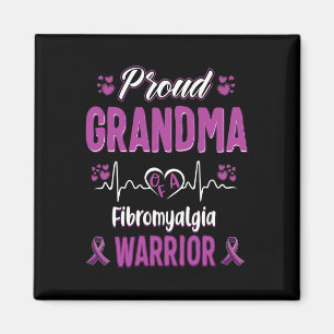 Imán Cinta de Conciencia de Guerrera de Fibromialgia de