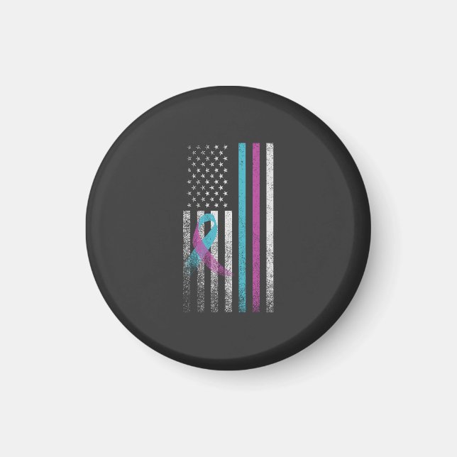 Imán Cinta de concientización sobre prevención del suic (Frente)