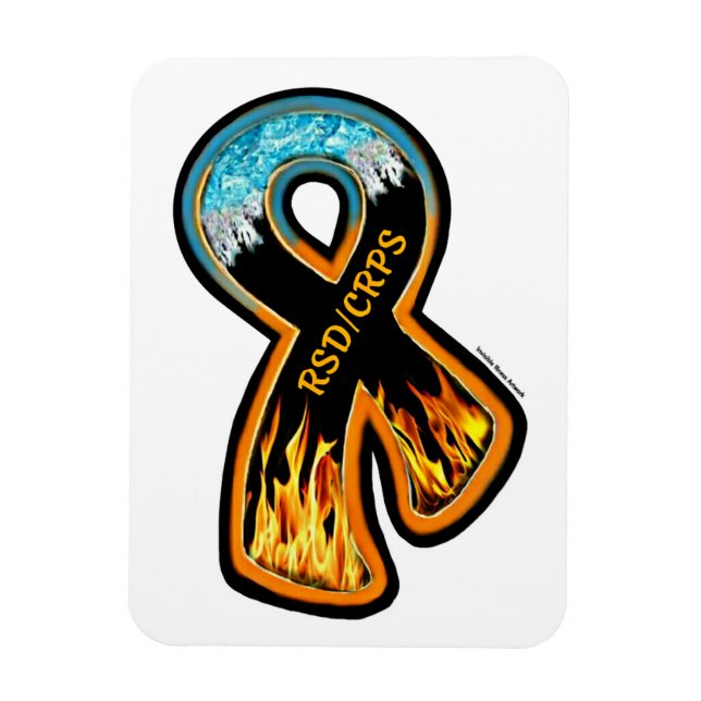 Imán Cinta de fuego e hielo (Vertical)