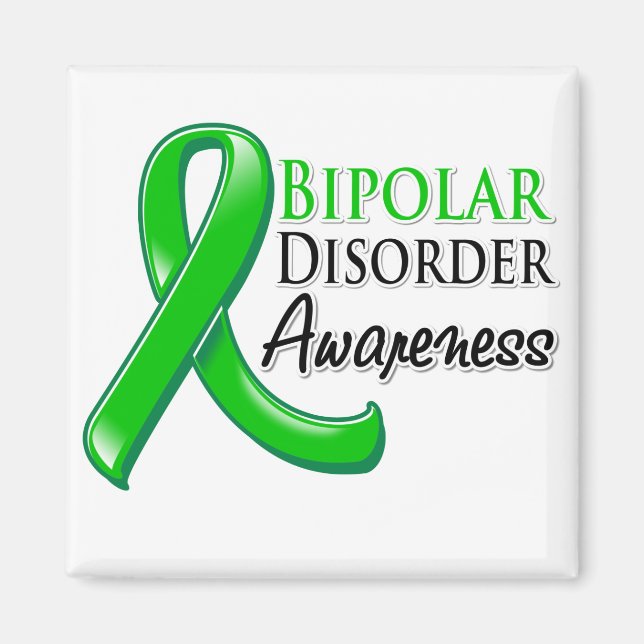 Imán Cinta de la conciencia del desorden bipolar (Frente)