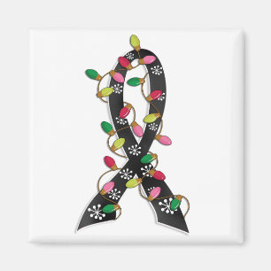 Imán Cinta de las luces de navidad del melanoma
