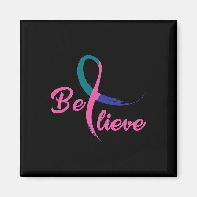 Imán Cinta de lucha contra el cáncer 14 (Frente)