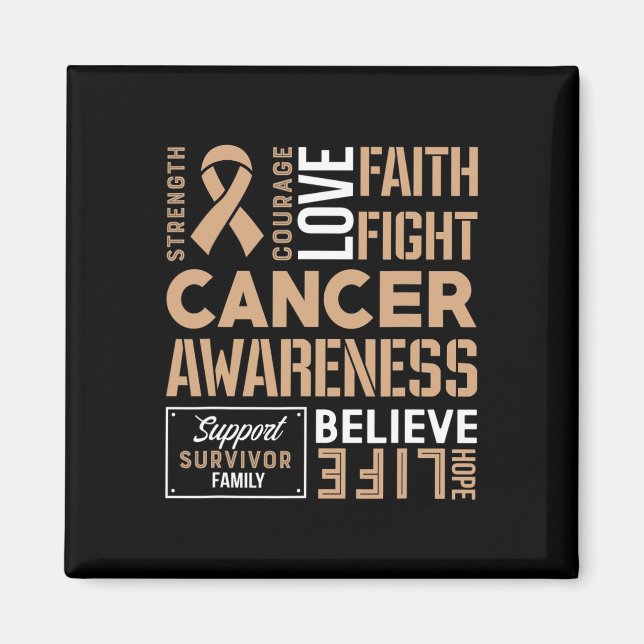 Imán Cinta de lucha contra el cáncer infantil 2 (Frente)