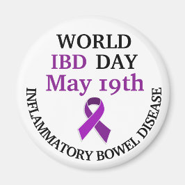 Imán Cinta de sensibilización del Día Mundial de la IBD