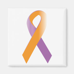 Imán Cinta de sensibilización púrpura y Naranja