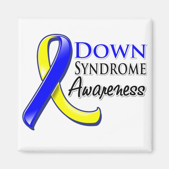 Imán Cinta de sensibilización sobre el síndrome de Down (Frente)