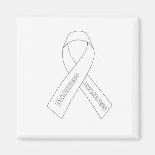 Imán Cinta de sensibilización sobre la ceguera