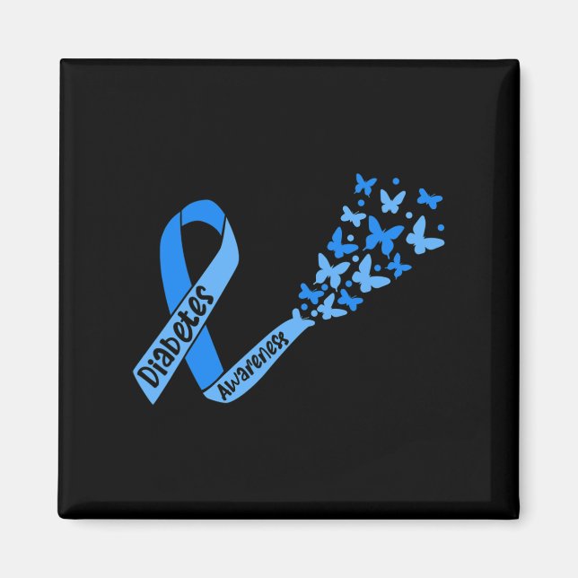 Imán Cinta De Sensibilización Sobre La Diabetes Y Marip (Frente)