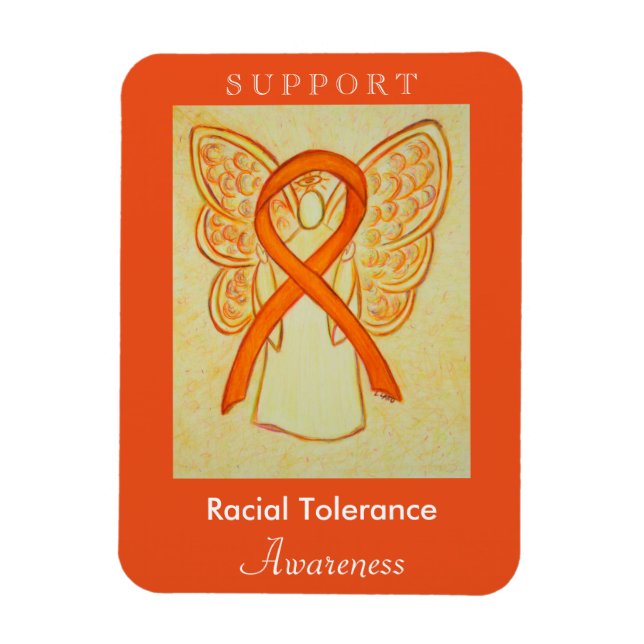 Imán Cinta de sensibilización sobre tolerancia racial M (Vertical)
