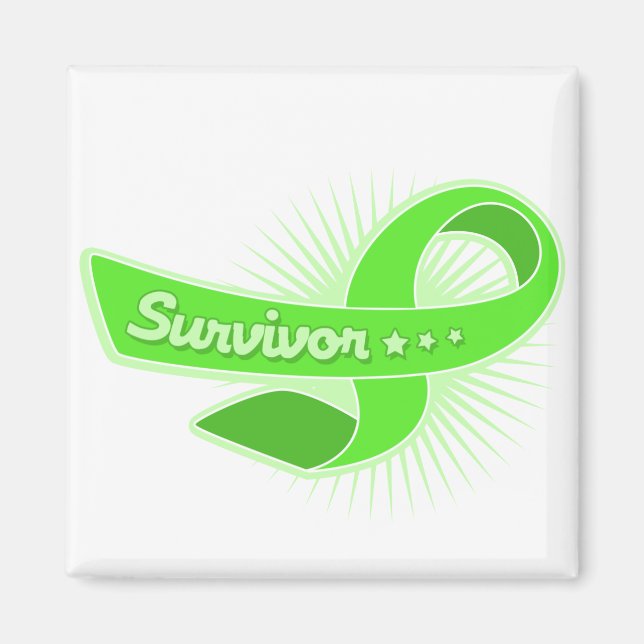 Imán Cinta de sobrevivientes de la enfermedad de Lyme (Frente)