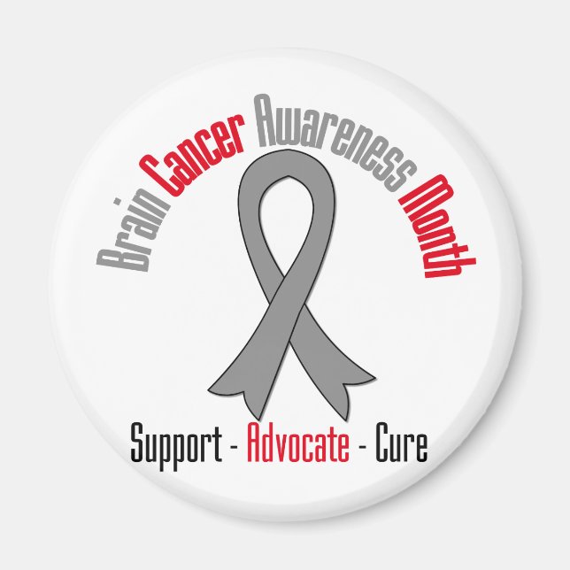 Imán Cinta del Mes de Conciencia sobre el Cáncer de Cer (Frente)