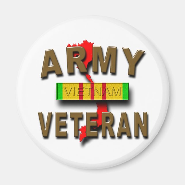Imán Cinta del servicio de veteranos de guerra de Vietn (Frente)
